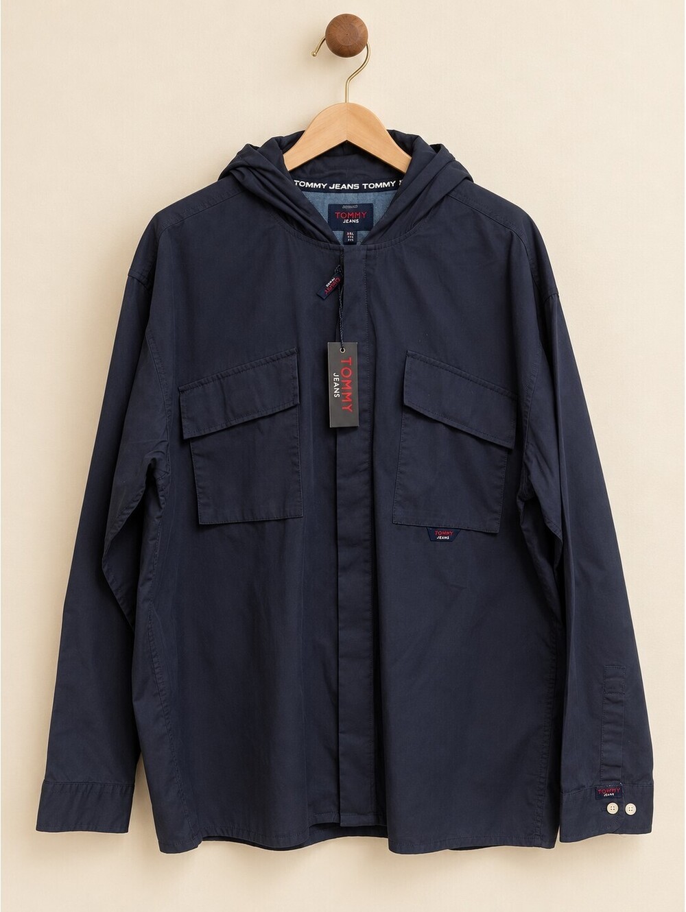 Tommy Jeans / Tommy Hilfiger hooded jacket, size XXL, 100% cotton, NWT
